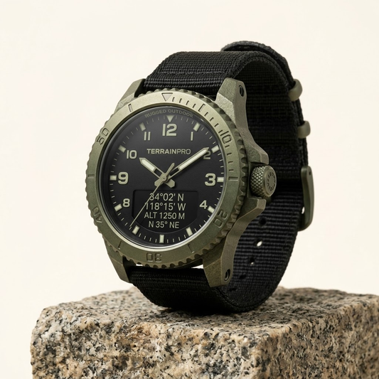TerrainPro Rugged Outdoor Smartwatch